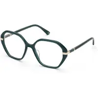 Nina Ricci Bril - - VNR370 - Transparant petrolgroen - Acetaat - 53/16/140