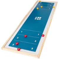 BS Toys Houten Curling op Tafel van – FSC Schuifbordspel – Leuk Sinterklaas Cadeau – Kerstspel voor Kinderen & Familie – Vanaf 6 Jaar