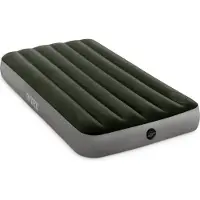 Intex Twin Dura-Beam Downy Luchtbed met ingebouwde voetpomp - 191x99x25 cm