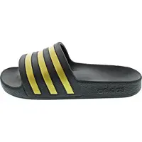 Adidas Muiltjes 'Adilette Aqua' limoen / zwart