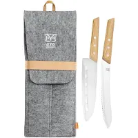 ØYO Oyo Duo Hiking Knife Set, messenset, grijs