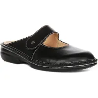 Finn Comfort Muiltjes 'Pantolette Damen 02552 014099 Echtleder in schwarz' zwart