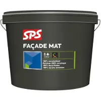 SPS Facade Mat | Matte Gevelverf 10 LTR - Donkere kleur|1