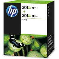 HP Inktcartridge 301XL (D8J45AE) Zwart Multipack Hoge capaciteit