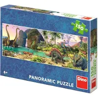 Dinotoys Dinosaurus panorama puzzel 150 stukjes