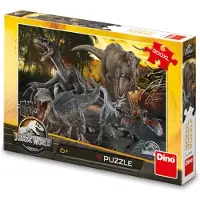 Dino Bikes Dino puzzel - jurassic world dinosauriërs - 300 xl stukjes