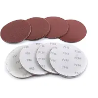 HBM 40 Delige 150 mm Velcro Schuurschijvenset met Klittenband