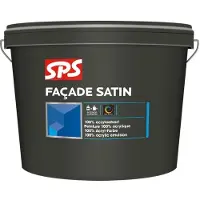 SPS Facade Satin | Zijdeglans Gevelverf 10 LTR - Donkere kleur|1