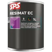 SPS Resimat EC | Reinigbare Matte Muurverf 1 LTR - Wit