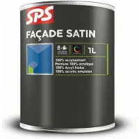 SPS Facade Satin | Zijdeglans Gevelverf 1 LTR - Donkere kleur|1