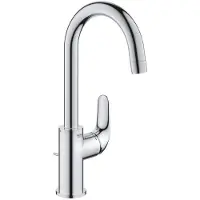 GROHE Swift eengreepsmengkraan met draaibare uitloop en pop-up waste set - L-Size - AquaCalibrator - Chroom