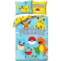 Halantex SP. z.o.o. Pokémon beddengoed, versie 14, 140 x 200 cm / 70 x 90 cm