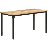 Prolenta Maison Exclusive - Eettafel 140x70x76 cm, ruw mangohout