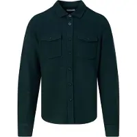 Campbell Casual overhemd Donkergroen