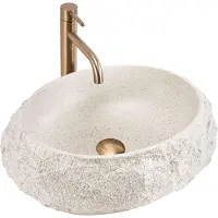 REA Mika - Opzetwastafel - Beige - 48X38X11,5Cm