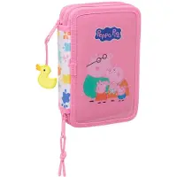 Pipsa Possu Peppa Pig Gevuld etui - 29 stuks - 19.5 x 12.5 x 4 cm - Polyester