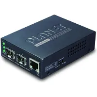 Planet GT-1205A Web Smart Medienkonverter, SFP 1-Port 10/100/1000Base-T - 2-Port Gigabit SFP