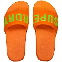 Superdry Badslippers Orange Grootte: 6-7