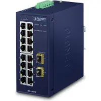 Planet IGS-1820TF, Ongemanaged, L2, Gigabit Ethernet (10/100/1000), Volledig duplex, Wandmontabel