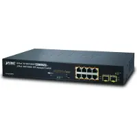 Planet GS-4210-8P2S - commutateur - Géré - Montable sur rack