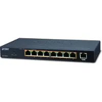Planet GSD-908HP - Switch - 8 x 10/100/1000 (PoE+)