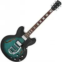 Hartwood Revival Legend TR Semi Acoustic Guitar Tealburst