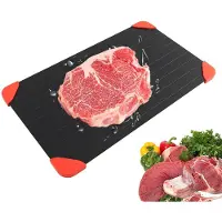 Dnntunk Ontdooiplaat -Snijplank- Keuken- Voedsel - Ontdooiplank- Vlees Ontdooien-Snel Ontdooiplaat - voor Vis, Vlees, Gevogelte en Diepvriesproducten