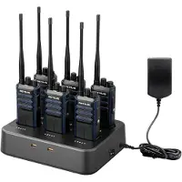 Retevis RT86A radioapparaat, walkie-talkies met groot bereik voor volwassenen, 2500 mAh batterij, groepsoproepfunctie, VOX-functie, robuust radioapparaat voor bedrijven