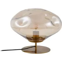 LINDBY Tafellampe , Lelia, Beige, Eetkamer, Glas, Designer