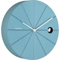 Karlsson - Wandklok Destacado Cuckoo Blauw