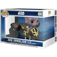 Funko POP! Pop! Ride - Mandalorian & Grogu - Zeb Orrelios in the Razor Crest #838