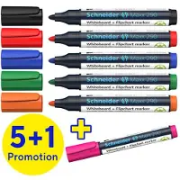 Schneider Schreibgeräte Maxx 290 96082000 Whiteboard-marker Kleurenassortiment Breed Viltstift 2 - 3 mm 6 Stuks