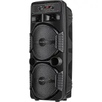 Krüger&Matz Muziekdoos Maxi zwarte luidspreker (Werkt op batterijen), Bluetooth luidspreker, Zwart