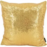 Gek op kussens! Sierkussen shiny glitter gold | 45 x 45 cm | polyester