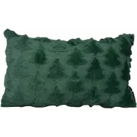 NOVÉE Sierkussen furry xmas tree | 30 x 50 cm | polyester
