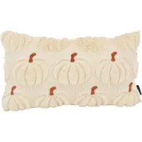 NOVÉE Sierkussen furry pumpkin beige | 30 x 50 cm | polyester