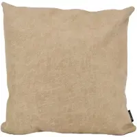 NOVÉE Sierkussen dallas leather sand | 45 x 45 cm | leder/polyester