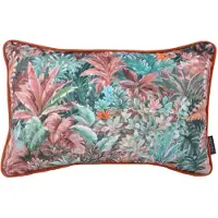 NOVÉE Sierkussen velvet jungle red | 30 x 50 cm | velvet/polyester