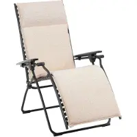Lafuma Evolution Sun Chair - Ligstoelen en ligbedden Staal Cream - LFM5398_A004