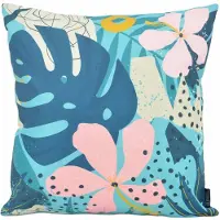 Gek op kussens! Abstract summer #2 outdoor | 45 x 45 cm | kussenhoes | katoen