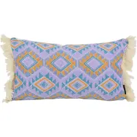 NOVÉE Sierkussen aztec purple | 30 x 50 cm | katoen/linnen