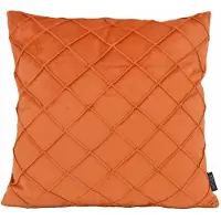 NOVÉE Sierkussen velvet cross terracotta | 45 x 45 cm | velvet/polyester