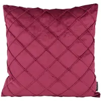 NOVÉE Sierkussen velvet cross wijn | 45 x 45 cm | polyester