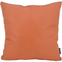NOVÉE Sierkussen dean oranje | 45 x 45 cm | pu leder