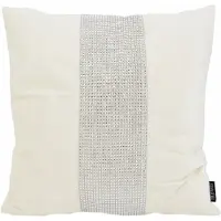 Gek op kussens! Sierkussen bliss diamond crème | 45 x 45 cm | velvet/polyester