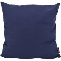 Gek op kussens! Sierkussen uni donkerblauw | 45 x 45 cm | katoen/polyester