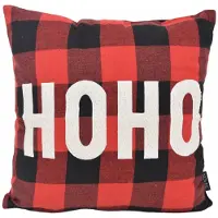 NOVÉE Sierkussen hoho kerst ruit | 45 x 45 cm | katoen