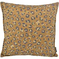 Gek op kussens! Sierkussen jacquard leopard gold/brown | 45 x 45 cm | polyester