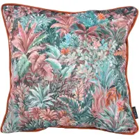 NOVÉE Velvet jungle red | 45 x 45 cm | kussenhoes | velvet/polyester