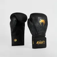 Venum X Chimaev Wild Borz Boxing Gloves Black Gold - 16oz